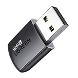 UGREEN WLAN Stick AX900 WiFi 6 Primär WLAN Adapter PC Dual Band 2,4G/5GHz, Internet Stick mit eingebauter Treiber, WPA2-PSK Verschlüsselung, Kompatibel mit Windows 11/10 und Linux.