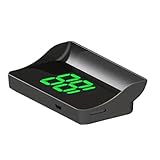 Heads-Up-Display für Autos | Präziser Auto-HUD-Projektor, buntes LED-Display mit Sonnenblende | Auto-Tachometer-Anzeige, GPS-, wiederaufladbar über USB, Fahrzeugfahren