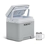 IGLOO IE24 AC/DC elektrische Kühlbox, 24 Liter, Mini-Kühlschrank 12/230 V für Auto, Boot, Freizeit, grau & Coffee Mug Kaffeebecher, weiß, 440 ml- Ideal für Büro, Reisen – Hält Getränke heiß & kalt