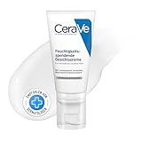 CeraVe Feuchtigkeitscreme für das Gesicht, Regenerierende Nachtcreme für trockene bis sehr trockene Haut, Creme mit Hyaluron und 3 essenziellen Ceramiden, Auch für Allergiker geeignet, 52 ml