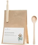 Naturkur® Glucosamin 500 g Pulver, vegan in Handarbeit abgefüllt, laborgeprüft, ohne Zusatzstoffe, aus Unterfranken
