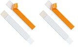 Durable Beschriftungsfenster Labelfix, selbstklebend, für Etiketten 200 x 30 mm, transparent, Packung à 5 Stück, 803019 (Packung mit 2)