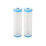 ZwaitL 2 Stück Haushaltsfilter 25,4 cm Wasserfilter Vorfilter Effektiver Wasserrohrfilter