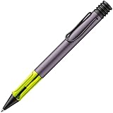 Lamy AL-star aubergine Kugelschreiber - leichter Kuli mit transparenten, ergonomischen Griff & Gehäuse aus Aluminium - inkl. Großraummine M 16 in schwarz