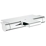 GROHE Grohtherm 2000 - Thermostat- Wannenbatterie (wassersparend, für die Wandmontage, mit Duschablage, Wechsel zwischen Wannen- und Duschauslauf) , chrom, 34464001