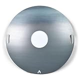 Grillrost.com Das Original Feuerplatte 80cm - Massive 5mm Grillplatte für die Feuertonne oder Feuerschale - vom Marktführer - Made in Germany