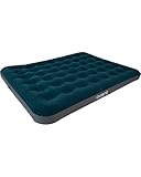 AVENLI Luftmatratze Luftbett Camping mit eingebauter Fußpumpe für 2 Personen 203x152x22cm aufblasbare Matratze Gästebett weiche Liegefläche mit beflockter Oberfläche Reise-Bett für Camping & Zuhause