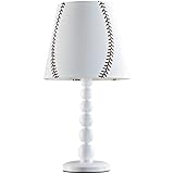 VGAGV Retro einfach Amerikanische Kindertischlampe Modellzimmer Schlafzimmer Nachttischlampe Wohnzimmerlampe Kreative Jungenzimmerbeleuchtung Weiß H54CM * W28CM Schreibtischlampen Leselampen