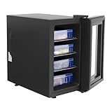 Brutapparat 23L, 220V 55W Reptilien-Inkubator mit Präziser Temperaturregelung und LED-Display, Inkubatoren Brutautomat Automatischer für Kleine Reptilien oder Amphibien Auszubrüten, Schwarzer