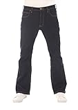 Lee Herren Jeans Bootcut Denver Hose Blau Jeanshose Männer Baumwolle Stretch Denim Blue w33, Farbe: Rinse, Größe: 33W / 34L