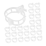 SEWOART 300St Befestigungsclip-Aufhänger Feste Pflanzen Laternenbremsbeläge Gartenbedarf gartenzubehör pflanzenclip Kletterpflanzen Unterstützung für Tomatenclips Plastik Transparent