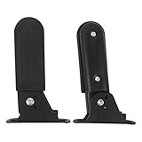 VICASKY Klappbare rutschfeste Fahrrad Hinterradpedale aus Metall 7cm Faltbare Ersatzpedale für E Bike mit Rostfreier Oberfläche und Schneller Montage