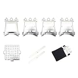 YiQinzcxg Tragbarer Zusammenklappbarer Holzofen Camping Kochgeschirr Aus Metall Für Outdoor Rucksacktouren Picknicks Und Wandern. Zusammenklappbarer Taschenofen