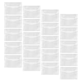 Cabilock 20 Stück Durchsichtige Briefumschläge 125x175mm Tragbare Grußkartenumschläge für Einladungen Hochzeit Geburtstag Transparente Kartenhüllen aus Papier