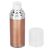 Glitzer-Körper-Make-up-Flüssigcreme, Feuchtigkeitsspendende, Glänzende Gesichtshaut-Highlighter-Lotion, Kosmetik für Urlaubsparty-Make-up (#3 Bronzegold)