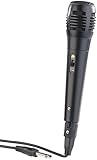 auvisio Mikrofon Klinke: Dynamisches Mikrofon, XLR-Anschluss auf 6,3-mm-Klinkenstecker, 2,5 m (Karaoke Mikrofone)