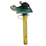 Schwimmendes Pool -Thermometer zerschmetterte Schwimmbademessmesser für Spas grün