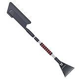 Qhvynpo Car Snow Shovel, Efficient Ice Scraper, Retractable Snow Shovel, Portable Snow Shovel, Snow Shovel for Driveway, Ice Scraper for Car, Snow Shovel with Handle, Car Snow Removal Tool