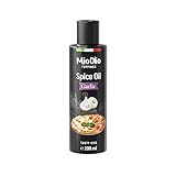 Mioolio 1x200ml Knoblauch-Öl - Aromatisches Würzöl für Pizza, Pasta, Gemüse & Fleisch - Ohne Palmfett, Konservierungsstoffe & Glutenfrei - Ideal zum Kochen & Nachwürzen