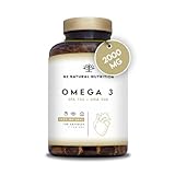 Omega 3 Kapseln, Hochdosiert mit 2000 mg Fischöl mit 700mg EPA und 500 mg DHA, Fischöl mit Vitamin E und den Omega 3 Fettsäuren. 120 Softgel-Kapsel reines Seefischöl N2 Natural Nutrition