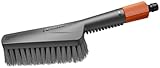 Gardena Cleansystem Handbürste S Soft: Reinigungsbürste mit Schlauchanschluss, Flacher Bürstenkörper, für Enge Stellen und empfindliche Oberflächen, mit Durchflussregulierung (18840-20)