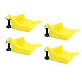 MOIDHSAG 4Pcs Auto Zubehör Auto Detaillierung Reifen Schlauch Guide Waschen Werkzeug Auto Schlauch Guide Reifen Schlauch Roller Vermeiden Hängenbleiben