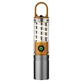Starke LED-Taschenlampe mit wiederaufladbarem Akku, Teleskop-Zoom und weicher Lichtabdeckung für Nachtgebrauch
