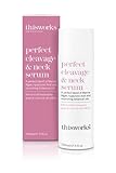 This Works Perfect Cleavage and Neck Serum, 150 ml — Anti-Aging-Feuchtigkeitscreme für Hals und Dekolleté mit Meeresalgen und Hyaluronsäure — jugendfördernde Halscreme mit pflegenden Pflanzenölen