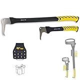 Xforst Sappie- / Sapie- / Handsappie-Set - Größe L (75cm) + S (32cm) - Forstwerkzeuge mit GRATIS Hammerhalter
