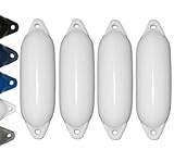 12skipper Bootsfender 4er-Set Majoni Fender Star 15 Langfender - weiß