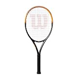 Wilson Burn Spin Jr 26 Tennis Racket, Schwarz/Orange