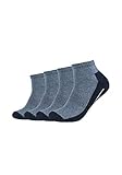 Camano Unisex Sport-Kurzsocken 4er-Pack Pro Tex Function navy 39-42