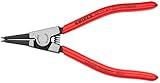Knipex Sicherungsringzange für Außenringe auf Wellen schwarz atramentiert, mit Kunststoff überzogen 140 mm 46 11 A1