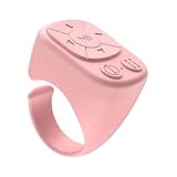 Scrolling Ring for Tik-Tok, Pack of 2 Portable Fingertip Pager, Lazy Fingertip Wireless Bluetooth Remote Control, Stable Turn Rings Side Turner Screen Clicker, for Phones and Tablets Fernbedienung