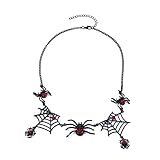 NVOQILIN Halskette mit Anhänger für Vampir, Gothic, Horror, viktorianisch, Gothic, Vampir-Halskette, Halloween-Schmuck