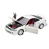 BXJUCBHDO Maßstabsmodell 1/18 for Honda Integra Type R (DC2) Pre-Facelift Legierung Diecast Frühen Version Auto Modell Sammlung Statische Ornamentc Fahrzeuge Rennwagen(White)
