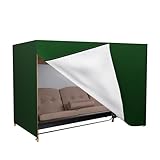 Timisea Hollywoodschaukel Abdeckhaube für GartenSchaukel Schutzhülle Abdeckung Schutzhülle wasserdicht Wetterschutz Universal einsetzbar 210*150*150cm