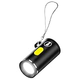 Kleine Taschenlampe, superhelle Taschenlampe, wasserabweisend, kleine Taschenlampe mit Umhängeband für drinnen und draußen