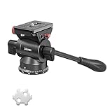 Kamera Fluidkopf Video Stativkopf ULANZI U210 Panorama Kugelkopf mit Arca Swiss Filming Metall Schwenk-/Neigekopf Belastung bis zu 3 kg