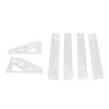 Transparentes Kosmetik-Aufbewahrungsregal mit 4 Ebenen, großes Fassungsvermögen, 4 Ebenen, transparentes Make-up-Tablett