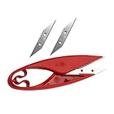 GALPADA Schneiderschere aus Rostfreiem Edelstahl Vielseitige Stoffschere zum Präzisen Schneiden von Garn Stoff Papier und Fäden Ergonomisch und Langlebig für Nähen und Handwerk