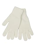 LOVARZI Weiß Frauenhandschuhe aus Wolle Winterhandschuhe für Damen