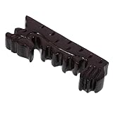 OFFSCH Bürstenhalter pinsel halterung pinselständer schreibwaren organizer Tintenpinsel Halter pinselablage Aufbewahrungshalter für Kalligrafiepinsel Pinselhalter aus Holz Black