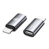 RAVIAD USB C auf Lightning Adapter (2Stück), Adapter USB C auf Lightning 36W Schnelles Laden für iPhone 14 13 12 11 Pro Max, Pad Pro/Air 5/Mini 6, Pod Nano/Touch, Nicht für Audio/OTG