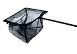Aquarium Fangnetz Größe 25cm Kescher Fischnetz schwarz Aquariumnetz Fischkescher Köcher Netz Fein Fische Casher
