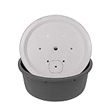 CLGarden PE Springbrunnenbecken 150 Liter Set mit ø 90cm GFK Abdeckung Becken Deckel für Gartenbrunnen