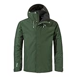 Schöffel Damen Ins Jacket Style Wildkar WMS, wetterfeste, wärmende Outdoorjacke mit 2-Wege-Stretch, atmungsaktiver, wasserdichter Anorak mit verstellbarer Kapuze, black, 44