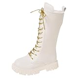 Mädchen Klassische Stiefel für Kinder Schnürstiefel Winterstiefel Reitstiefel Kinder Herbststiefel Boots hohe Stiefel Boots Freizeitstiefeletten Mädchen - vielseitige Schuhe