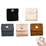 Blytheyes Mini-Reise-Schmucktasche, Mini-Reise-Schmuck-Rolltasche mit Schnalle, Schmuckrollen (5 Stück, Farbe)