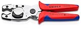 KNIPEX Rohrschneider für Verbund- und Schutzrohre mit Mehrkomponenten-Hüllen verchromt 210 mm, 90 25 20
